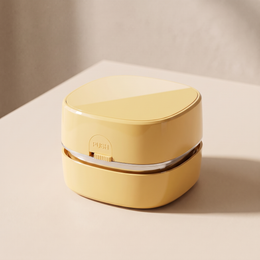 CleanPod Mini Desk Vacuum in yellow