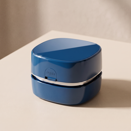 CleanPod Mini Desk Vacuum in dark blue