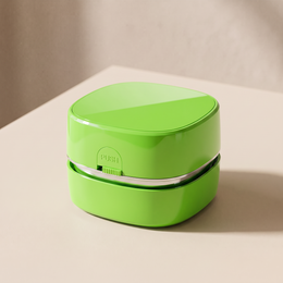 CleanPod Mini Desk Vacuum in green